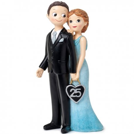 Figurine mariage 25ans Anniversaire 