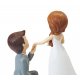Figurine Mariage Couple Bisous