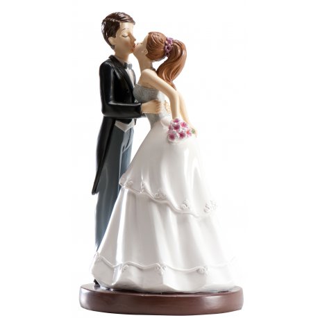 Figurine Mariés Bisous