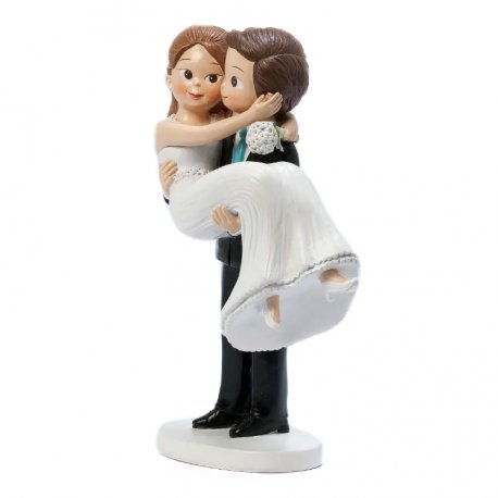 Figurine Mariage Couple dans les Bras