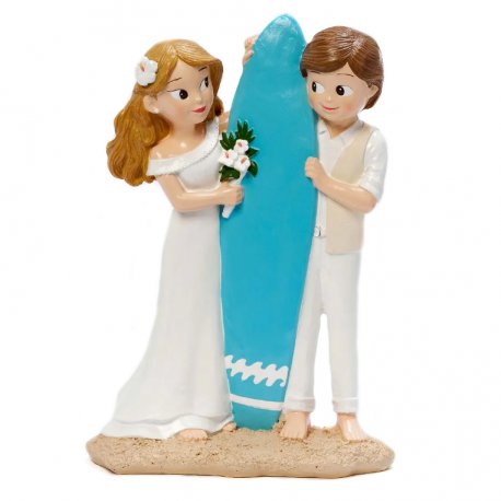 Figurine Mariage Surfeurs 