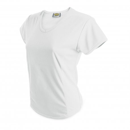 T-shirt Femme Blanc (Taille L)