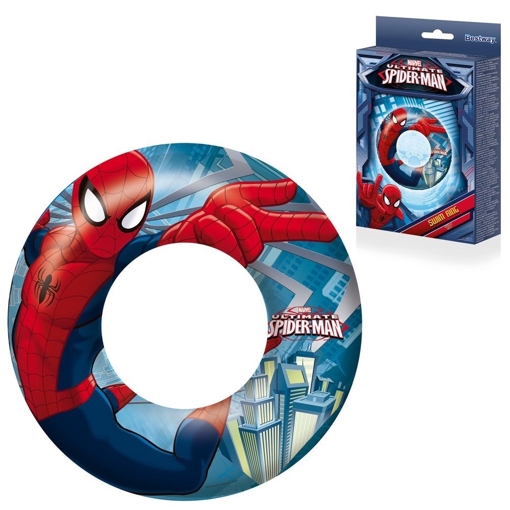 Bouée ronde gonflable enfant Spiderman 